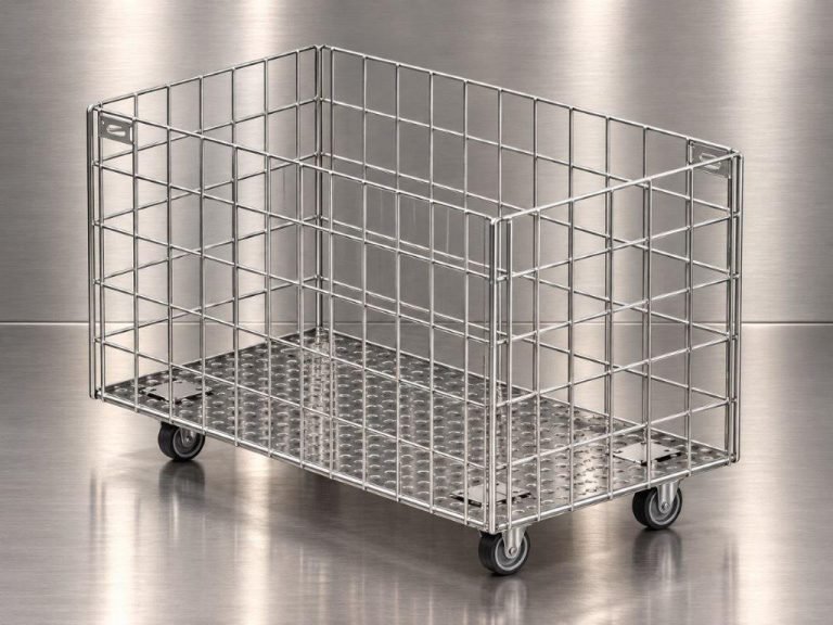 Chariot de Réassortiment en Panneaux Grillagés